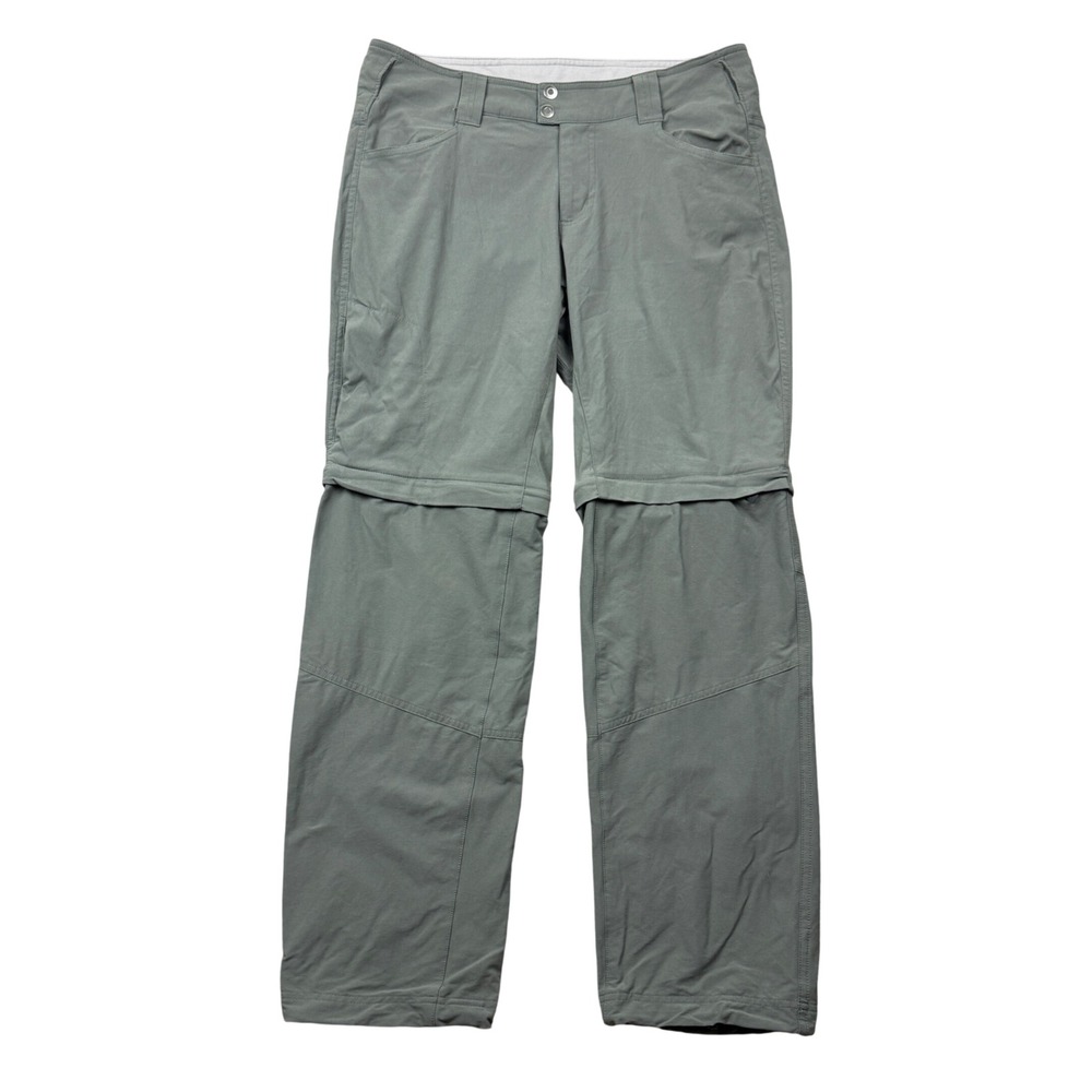 Columbia Omni-Shield Convertible Hiking Pants Gray Womens 10 Zip Off Gorpcore